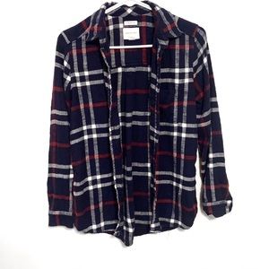 American Eagle Red, White, and Blue Flannel